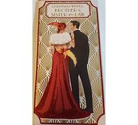 Art Deco - Brother & Sister in Law - Glittered Christmas Card