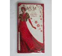 ART DECO - CHRISTMAS CARD - MUM