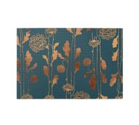 Art Deco Copper Flowers1