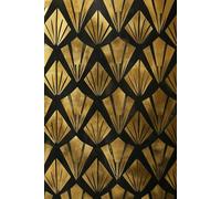 Art Deco Design Notebook | Journal 200 pages 6 x 9 Inches | Hardback: Stylish Art Deco note book hardback