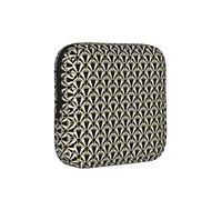 Art Deco Fan, Sanitary Pad Storage Bag, Pad Holder Bag with Zipper, Change Purse