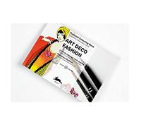 Art Deco Fashion: Display Box with 20 Postcard Colouring Books (Multilingual Edition)