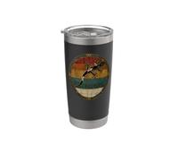 Art Deco Gecko Mosaic Geometric Reptile Art Stainless Steel Insulated Tumbler