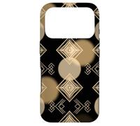Art Deco Geometric Casino Style Circular Linework Design Case for iPhone 17 Pro