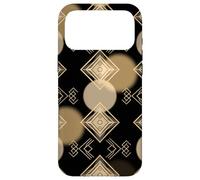 Art Deco Geometric Casino Style Circular Linework Design Case for iPhone 17 Pro Max