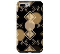 Art Deco Geometric Casino Style Circular Linework Design Case for iPhone 7 Plus/8 Plus