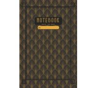 Art Deco Great Gatsby Notebook: 1920s Theme Journal, Vintage Retro Art Style, Gift for Classic Literature Lovers II