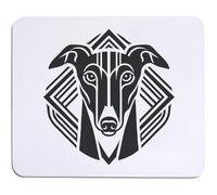 'Art Deco Greyhound' Mouse Mat/Desk Pad (MO00034094)