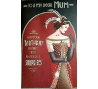 Art Deco - Mum - Birthday Card