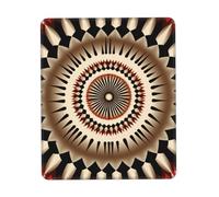 art deco pattern Custom Designed Mouse Pad with Wrist Rest - Unique Personalized Gaming and Office Desk Mat for Enhanced Comfort and Style