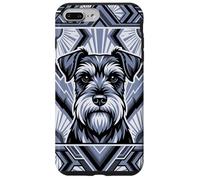 Art Deco Schnauzer Dog Retro Geometric Case for iPhone 7 Plus/8 Plus