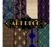 Art Deco Scrapbook Paper: 48 Pages of Decorative Craft Paper, ideal for Scrapbooking, Junk Journals, Collage, Card Making, Junk Journals, Decoupage, Origami,