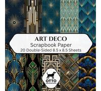Art Deco Scrapbook Paper: Double-Sided Craft Paper for Scrapbooking, Junk Journals, Card Making, Origami, DIY Projects and Mixed Media