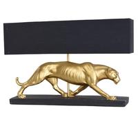 Art Deco Sculpture Lamp Leopard Table Lamp 60cm CW273 Palazzo Exclusive