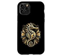 Art Deco Seahorse - Vibrant Sea Life and Ocean Art Design Case for iPhone 11 Pro