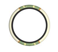 Art Deco Steering Wheel Cover Universal 15 Inch Advanced Anti Slip Breathable Car Steering Wheel Accessories for Men and Women
