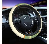 Art Deco Steering Wheel Cover Universal 15 Inch Sports Style Elastic Breathable Comforts Car Steering Wheel Accessories