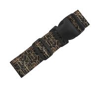 Art Deco Style Geometric Pattern Two Side, Adjustable Luggage Straps for Suitcases Packing Belts Travel Accessories