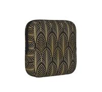 Art Deco Style, Sanitary Pad Storage Bag, Pad Holder Bag with Zipper, Change Purse