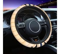 Art Deco Style Steering Wheel Cover Universal 15 Inch Sports Style Elastic Breathable Comforts Car Steering Wheel Accessories