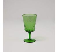 Art Deco Vintage Green Champagne Wine Glasses Wedding Table Home Decor (Wine Glass)