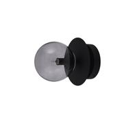 Art Deco Wall/ Ceiling Light Black/ Smoked