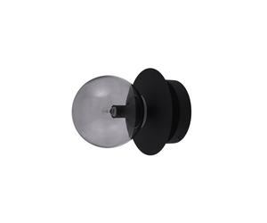 Art Deco Wall/ Ceiling Light Black/ Smoked