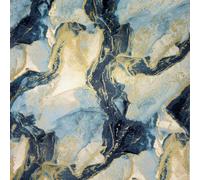 Art Decor Designs Arthouse Abstract Marbled Effect Teal And Gold Quality Wallpaper 693404