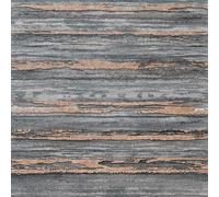 Art Decor Designs Arthouse Sahara Textured Charcoal / Rose Gold Metallic Washable Wallpaper 297704