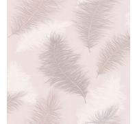 Art Decor Designs Arthouse Sussurro Blush Feather Glitter Design Spongeable Wallpaper 901706
