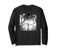 Art Design with Quiet Courage and Freedom, Monochrome Photography, Street Mode Design, Message Long Sleeve T-Shirt