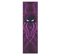 Art Devil Octopus Monster Skateboard Grip Tape Sheets Graphic Longboard Griptape BUBBLE FREE Anti-Slip 33"X 9" Tapes for Teens Girls Boys