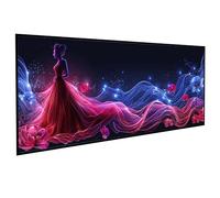 Art Diamont Painting Woman Diamond Art Accessories 5D Round Full Drill Gem Cross Canvas Painting Pictures Kits for Adults Beginners for LIiving Room Wall Decor, Gifts for Women 100x200cm PJY9 O-J