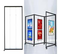Art Display Easel Stand - Independent Exhibition Marketing Panel Shelf for Paintings, Weddings & Art Shows (5pcs, 120x250cm/47.2x98.4in)