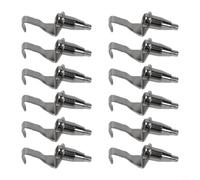 Art Display Hooks Set of 12 Adjustable Picture Hooks for Gallery Hanging System, Museum Quality Artwork Cable Hangers, Steel Wire Hanging Hooks for Wall