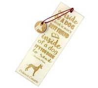Art-Dog Canarian Podenco, Podenco Canario - Bookmark with Dog, Personalized Bookmark, Gift for Bookworm by The Brand Art-Dog