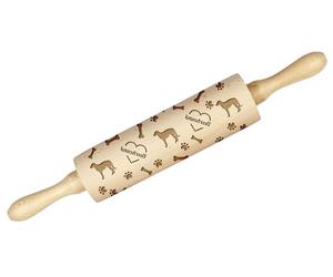 Art-Dog Deerhound, Scottish Deerhound, Scottish Deerhound - Rolling pin with Dog, Decorating Cookies with a Rolling pin in Patterns, Gift for The Ceramist of The Brand Art-Dog