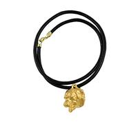 Art-Dog Exclusive Dog Necklace with Gold Plating 24ct - Handmade Jewelry Masterpiece for Dog Lovers - Gold-Plated Dog Necklaces for Men and Women - Rottweiler 3d