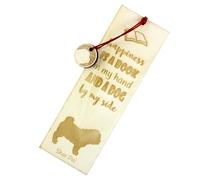 Art-Dog Shar Pei - Bookmark with Dog, Personalized Bookmark, Dog Accessory for Readers of The Brand Art-Dog