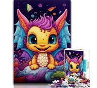 Art Dragon Baby 1000 Piece Jigsaw Puzzles for Teenagers Gifts,Educational Games Home Decoration Deal As Gifts for The Whole Family (75x50cm)