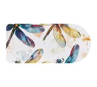 Art Dragonflies Seamless Mouse Pad Gaming, 29.1 x13.8 inch Long Computer Keyboard Mouse Mat Non-Slip Base, Large Desk Pad for Gamer Office Home