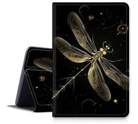 Art Dragonfly Case for Samsung Galaxy Tab A7 10.4-Inch 2020 (SM-T500/T505/T507), PU Leather Cover with Multi- Viewing Angles Folding Stand for Galaxy Tab A7 2020