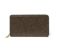 Art Drak Earth Wallet Real Leather Zipper Coin Phone Purse Clutch for Women
