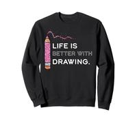 Art Drawing Drawing Artist Art Teacher Gift Sweatshirt