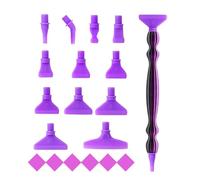 Art Drill Rhinestone, Dot Pen Craft, Threaded Nib with Easy Use, Bead Writer with Lightweight Style, 0.53x4.72 Inches Hobby Tool, DIY Prop for Beginners Artists Family Activities Projects Use