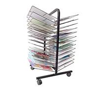 Art Drying Rack for Artists - Space-Saving Drying Rack for Canvas Paper Prints - 26 Shelves Perfect for Painting & Crafting Projects