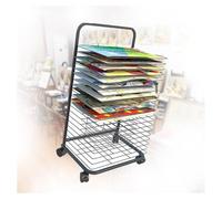Art Drying Rack with 20 Removable Shelves, Portable Artwork Organizer for Classroom, Studio, Home, Ideal for Drawings & Posters