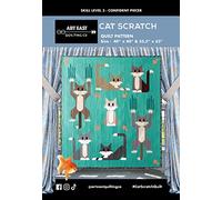 Art East Quilting Co Cat Scratch Quilt Pattern, Multi