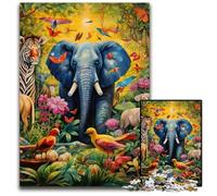 Art Elephant 1000 Piece Jigsaw Puzzle cardboard Jigsaw DIY Decoration, Brain Challenge, for Adult, Family, 26X38CM/10.23x14.96inch