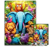 Art Elephant 1000 Pieces Puzzles for Adults cardboard Jigsaw Puzzles for Home Decor, Brain Training 26X38CM/10.23x14.96inch